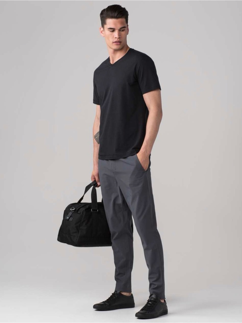 Lululemon Size L Raised City Pant Tapered Leg in Dark Ash Grey